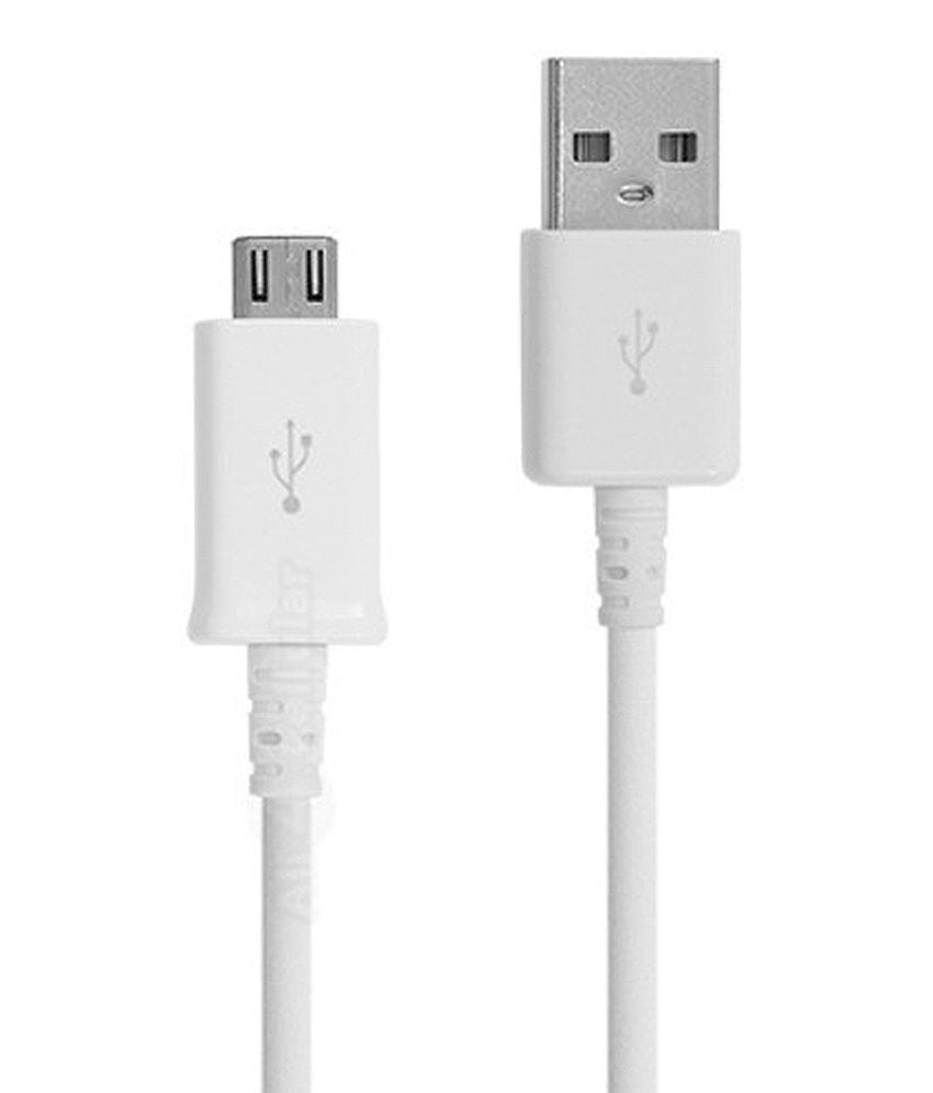 MICRO USB CABLE CHARGER - SYNC WIRE (3.3FT) - WHITE